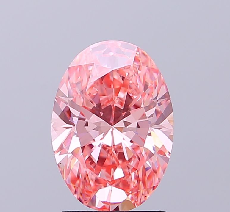 2.01 ct. oval Lab Grown Diamond front image