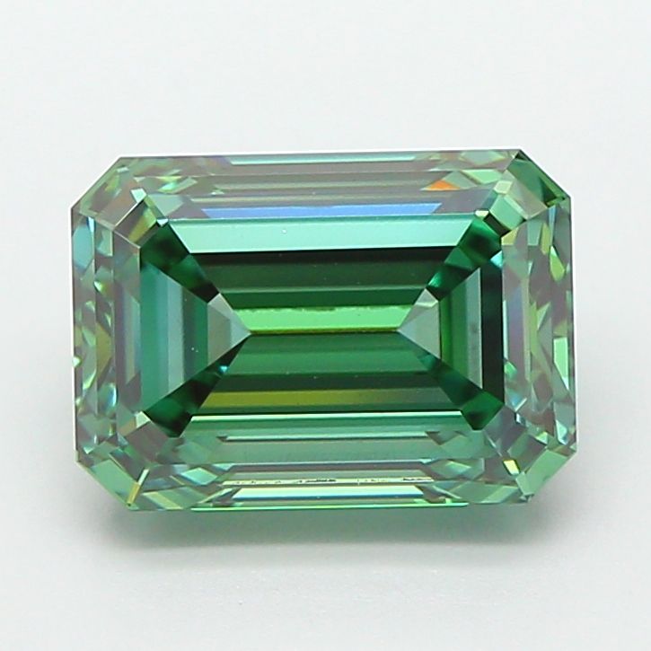 3.02 ct. emerald Lab Grown Diamond front image