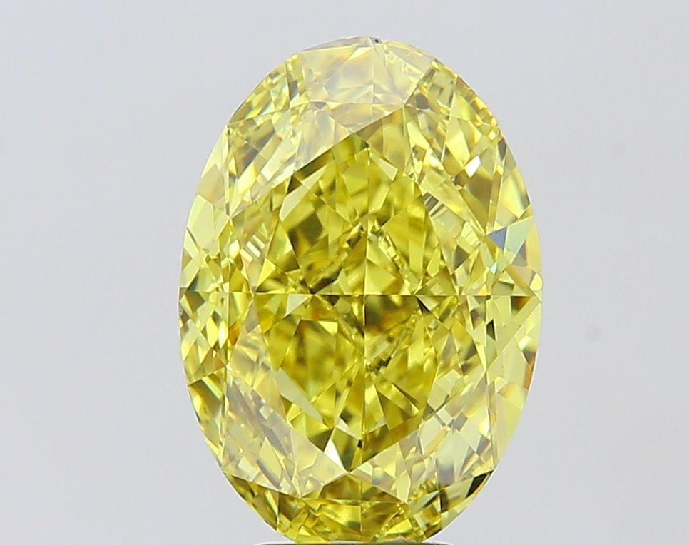 6.04 ct. oval Lab Grown Diamond front image