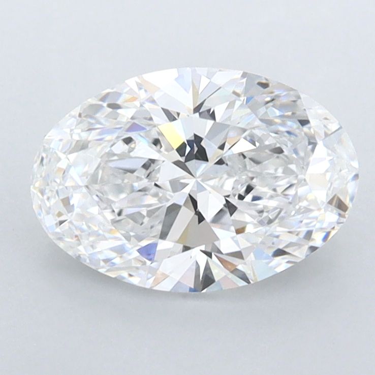 1.35 ct. oval Lab Grown Diamond front image