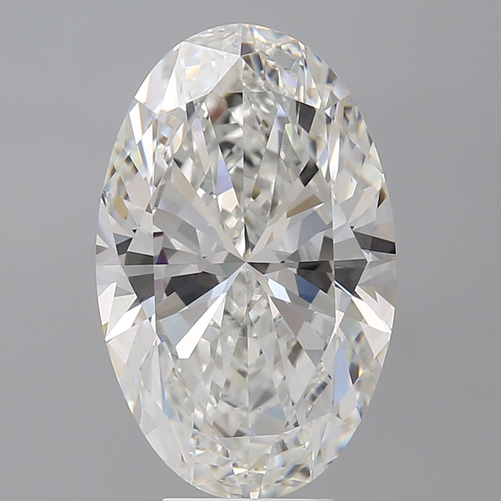 7.01 ct. oval Lab Grown Diamond front image