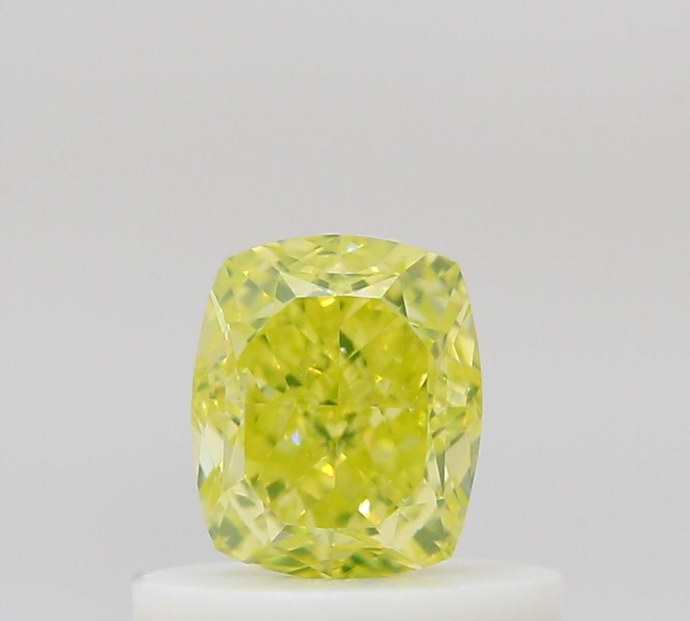 Diament 0.52 ct Fancy Intense Greenish Yellow/VS1