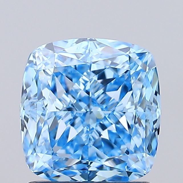 1.5 CT Fancy Vivid Blue CUSHION MODIFIED