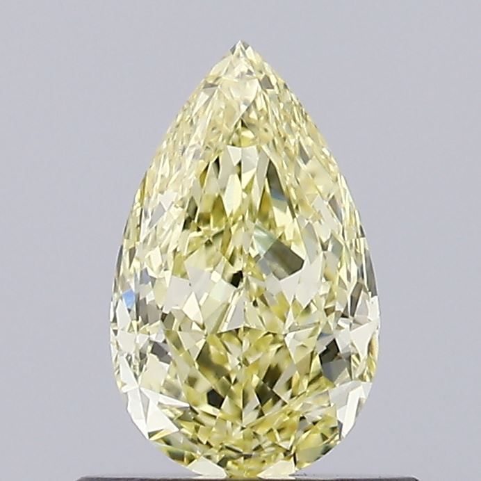 0.71 CT Fancy Intense Yellow PEAR
