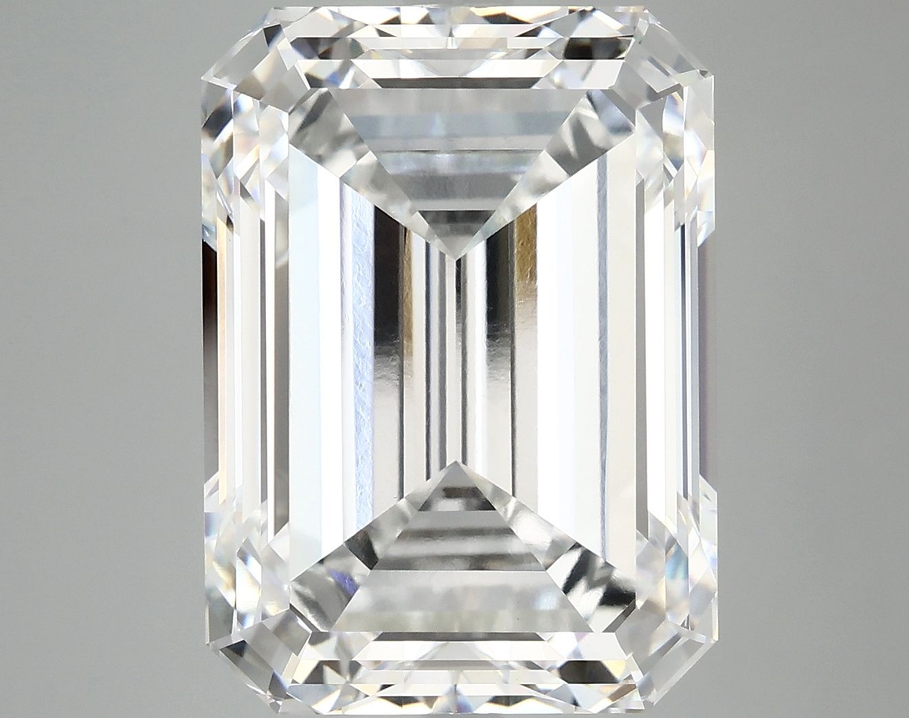 12.20 ct. emerald Lab Grown Diamond front image