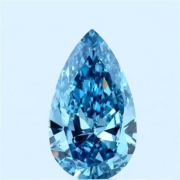 0.51 CT Fancy Vivid Blue PEAR