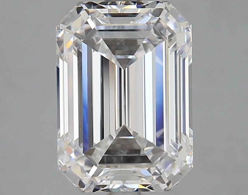 Diamant Émeraude 4.06 ct - Couleur D - Pureté VVS1