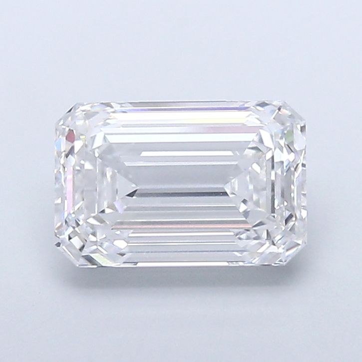 6.09 ct. emerald Lab Grown Diamond front image
