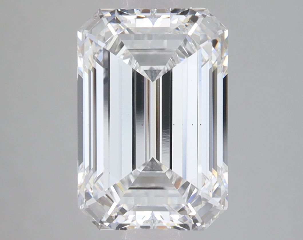 Diamant Émeraude 3.59 ct - Couleur E - Pureté VS2