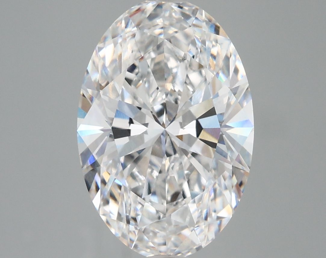 3.87 ct. oval Lab Grown Diamond front image
