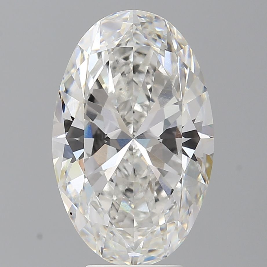 6.09 ct. oval Lab Grown Diamond front image