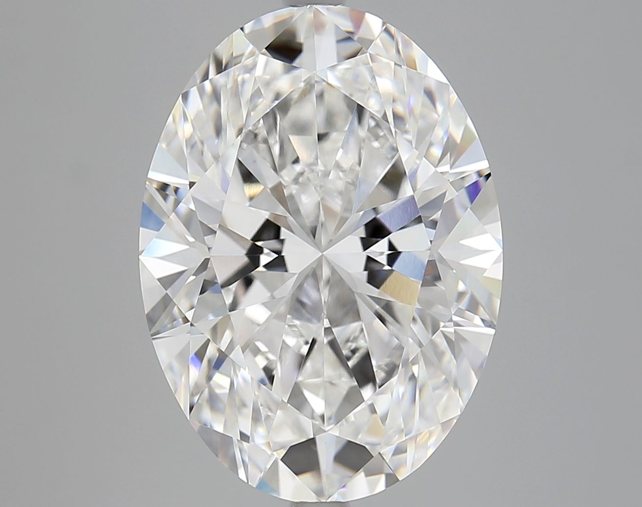 8.04 ct. oval Lab Grown Diamond front image