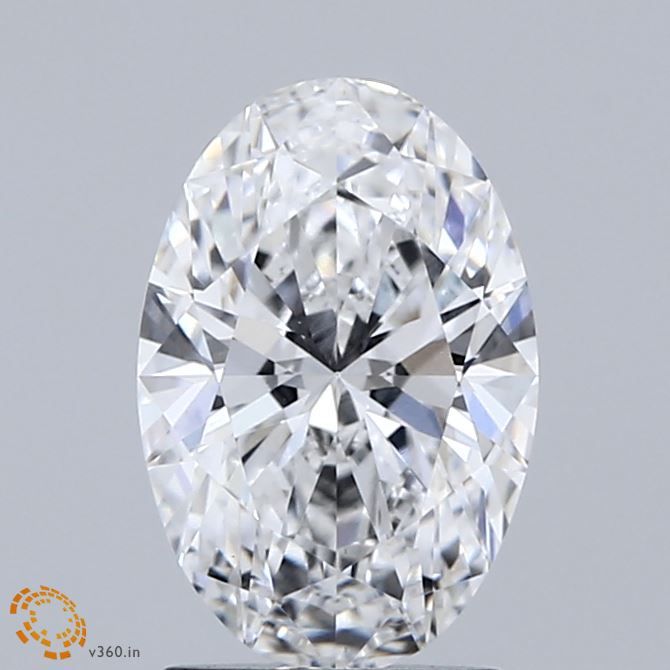 1.71 ct. oval Lab Grown Diamond front image
