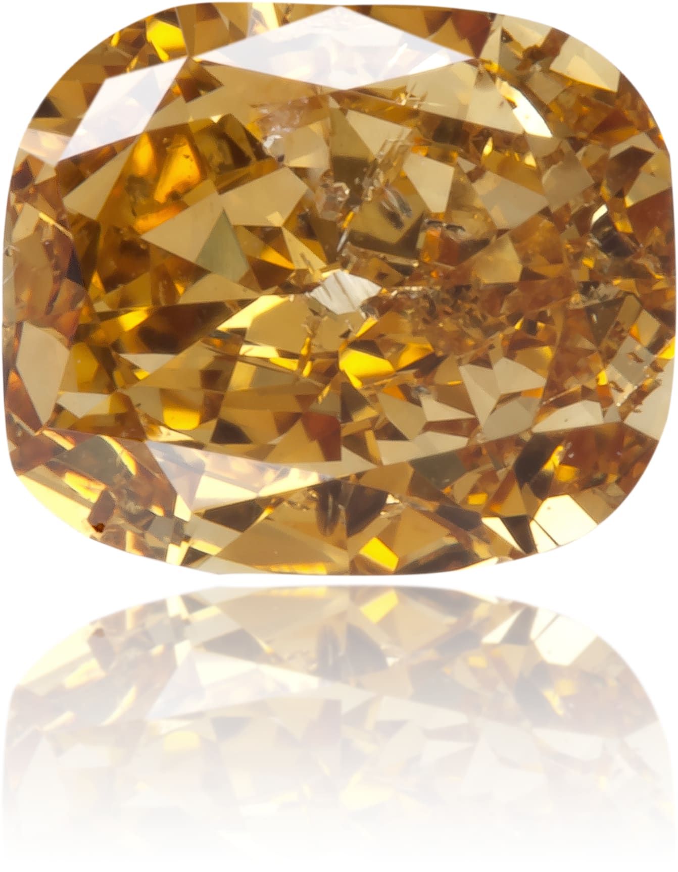 Diament 0.61 ct Fancy Deep Orange/I1