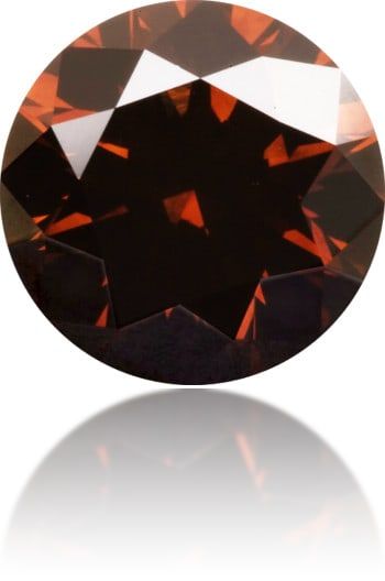 Diament 1.33 ct Fancy Dark Orangey Brown/VS1
