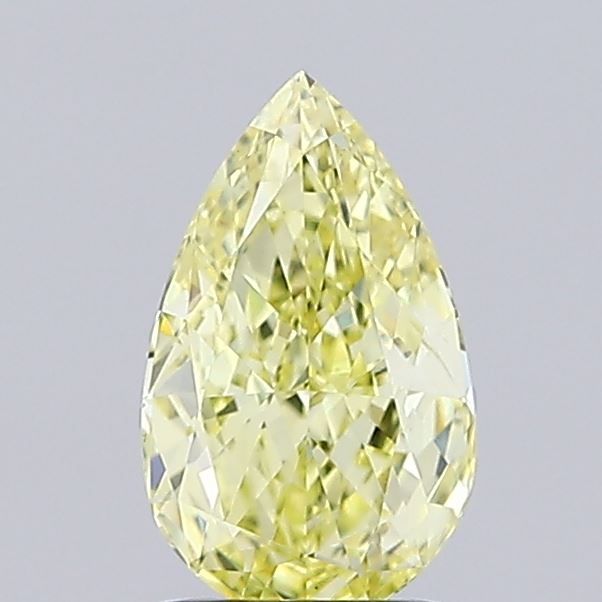 1.02 CT Fancy Yellow PEAR
