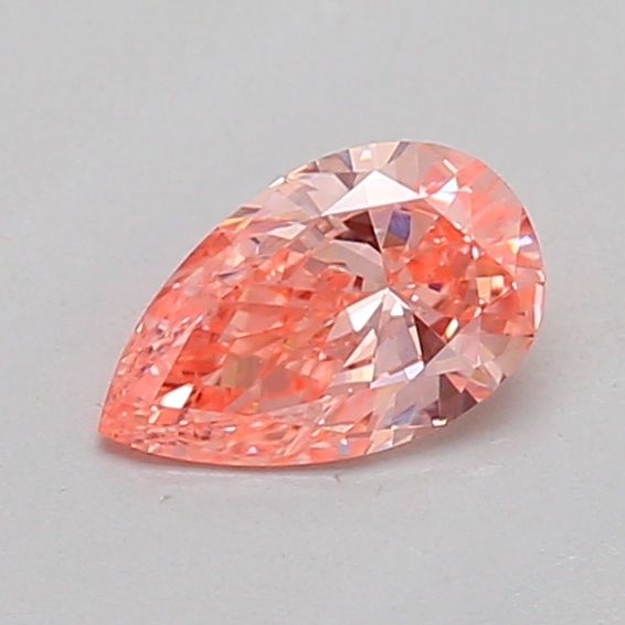 0.24 CT Fancy Vivid Pink PEAR