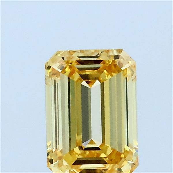 0.83 CT Fancy Intense Yellow EMERALD