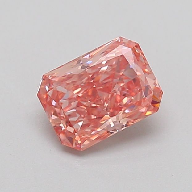 0.76 CT Fancy Vivid Brownish Pink RADIANT