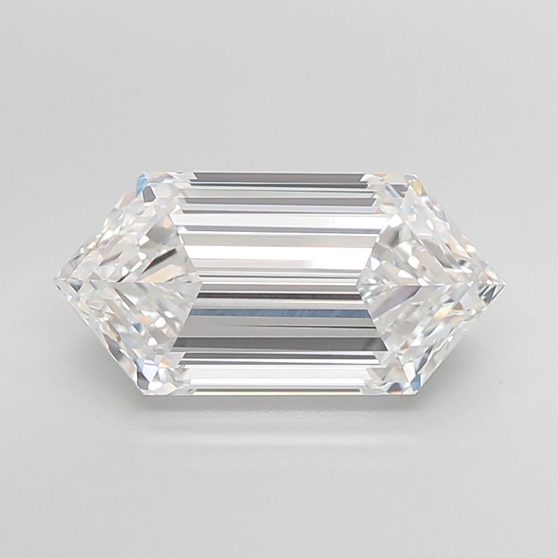 6.54 ct lab-grown Hexagonal Diamond