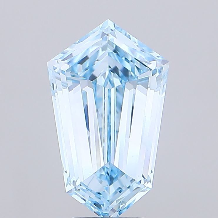 5.13 ct lab-grown Shield Diamond