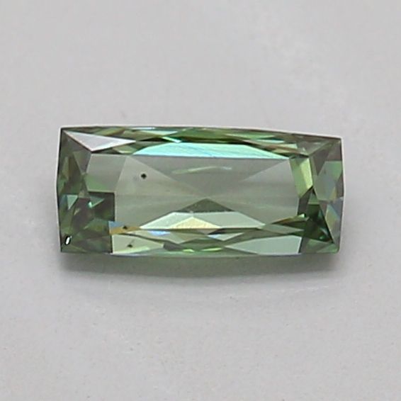 0.22 CT Fancy Vivid Green CUSHION MODIFIED