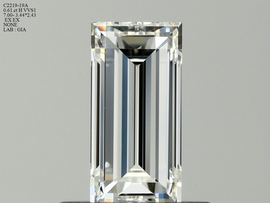 0.61 ct Baguette Diamond