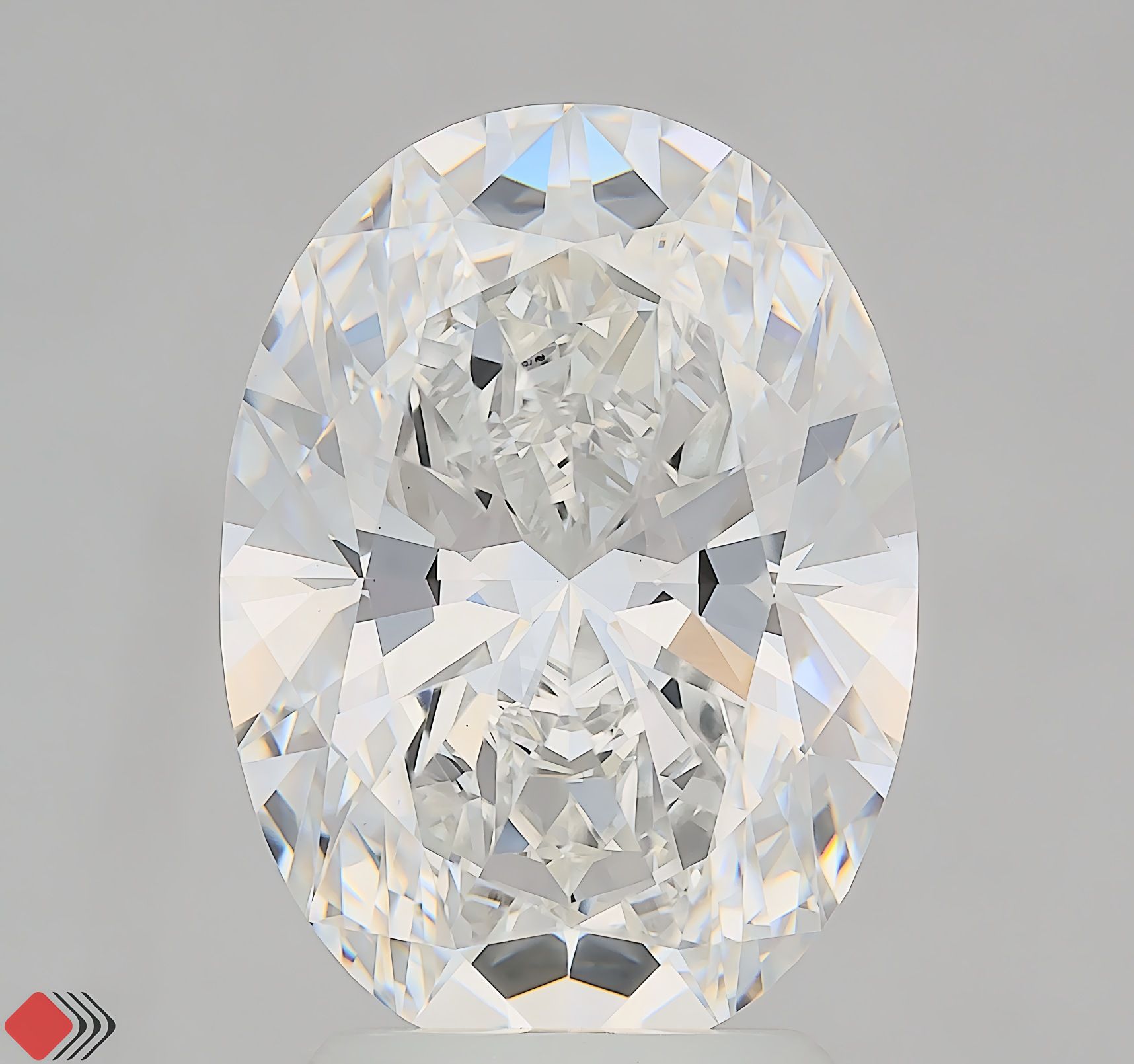 3.09 ct. oval Lab Grown Diamond front image