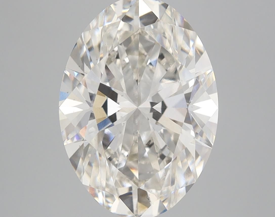 3.70 ct. oval Lab Grown Diamond front image