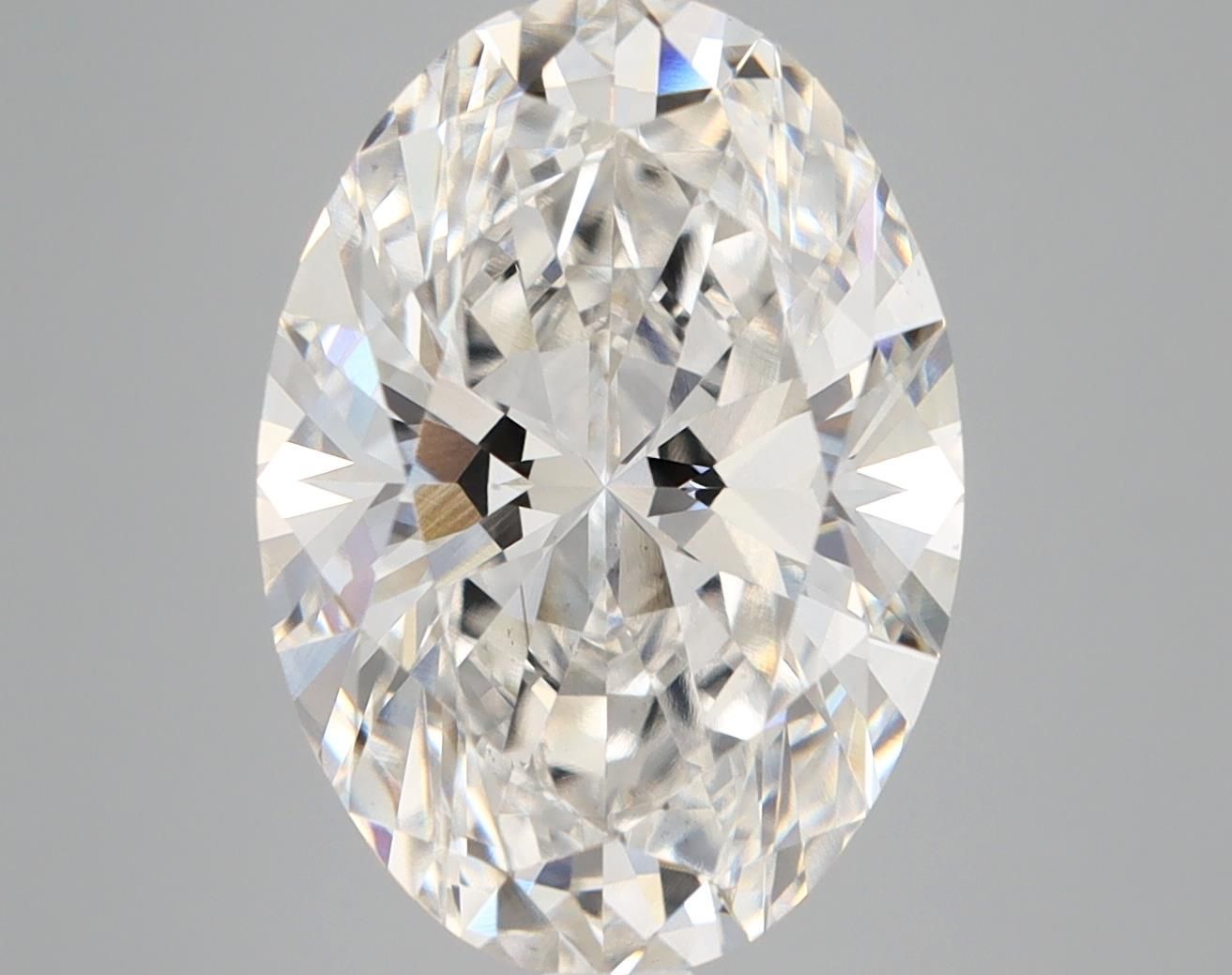 6.05 ct. oval Lab Grown Diamond front image