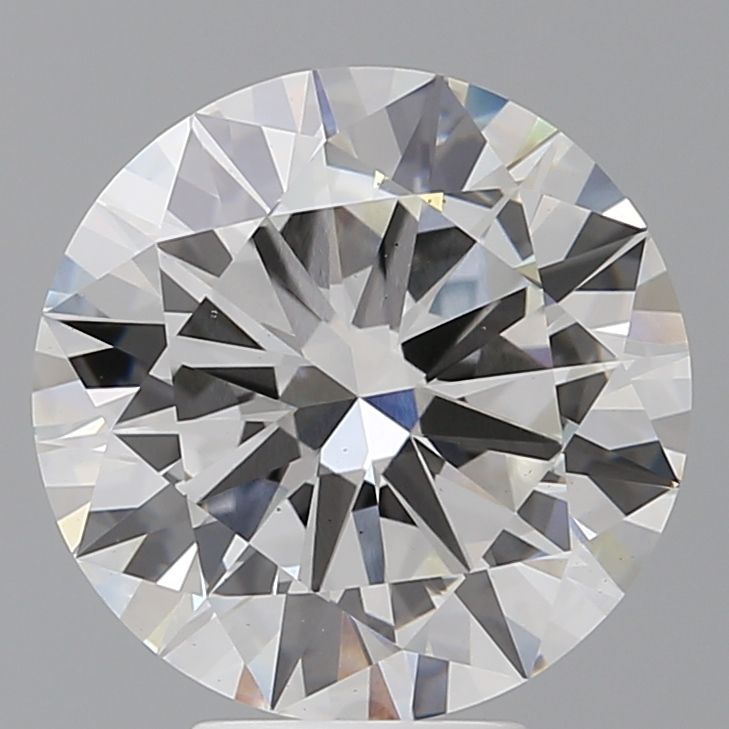 5.92 ct. round Lab Grown Diamond front image