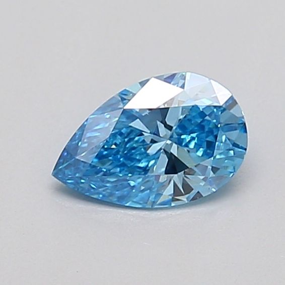 0.42 CT Fancy Vivid Blue PEAR