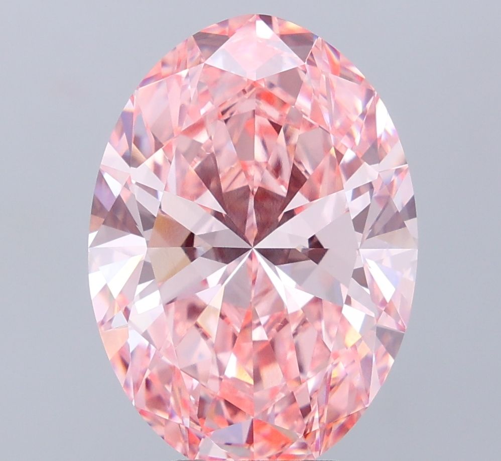 8.08 ct. oval Lab Grown Diamond front image