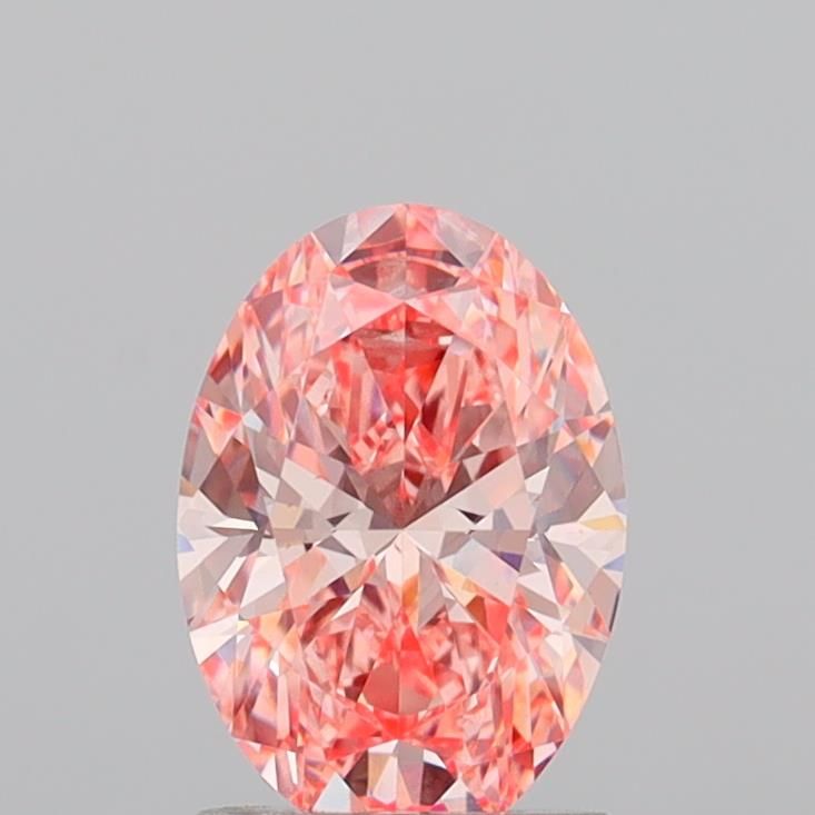 1.54 CT Fancy Vivid Pink OVAL