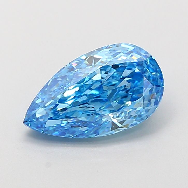 2.02 CT Fancy Vivid Blue PEAR