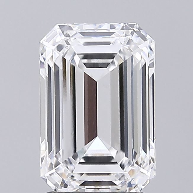2.43 ct. emerald Lab Grown Diamond front image