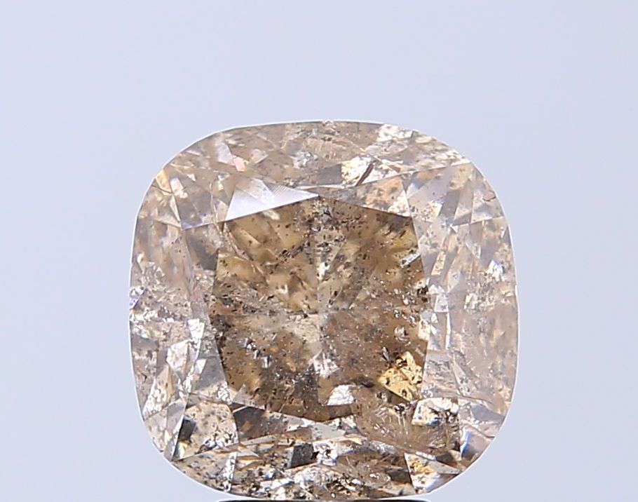 Diament 6.05 ct Fancy Light Brown/I2