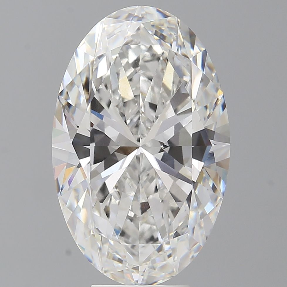 7.58 ct. oval Lab Grown Diamond front image