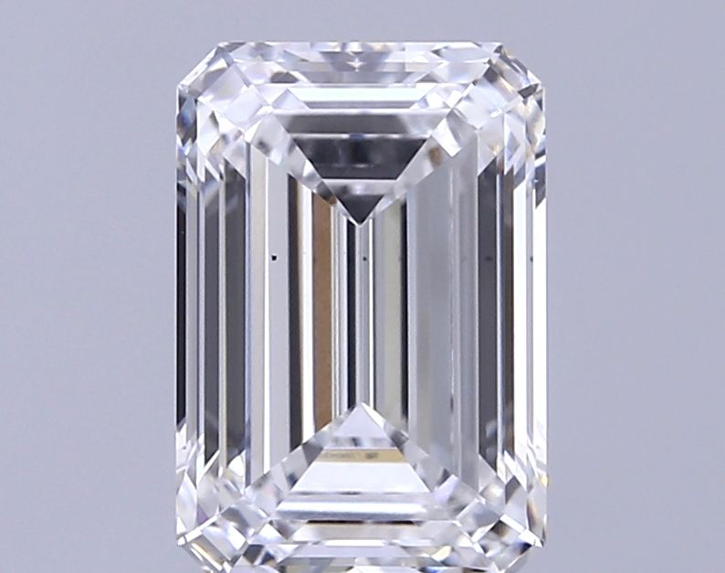 3.60 ct. emerald Lab Grown Diamond front image
