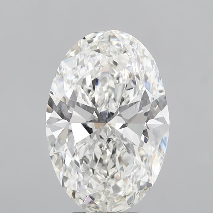 5.02 ct. oval Lab Grown Diamond front image