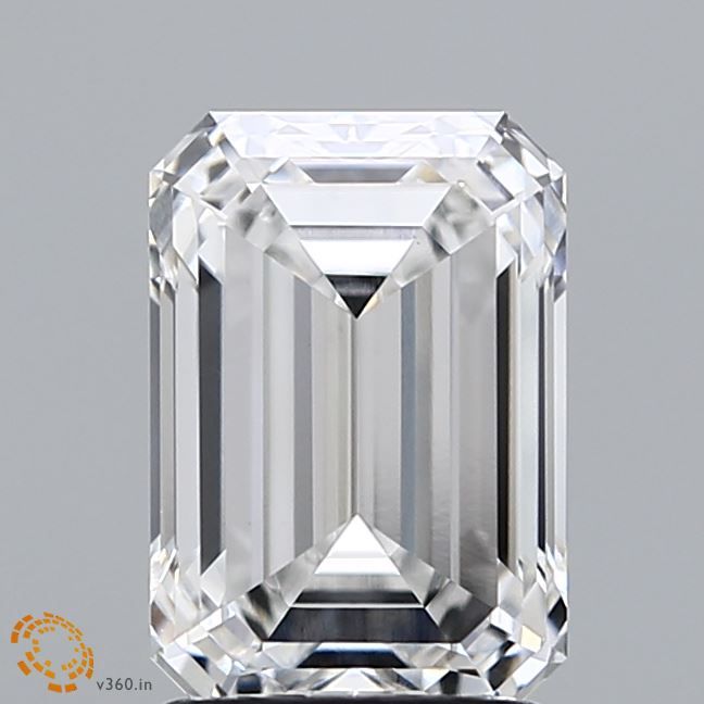 2.10 ct. emerald Lab Grown Diamond front image