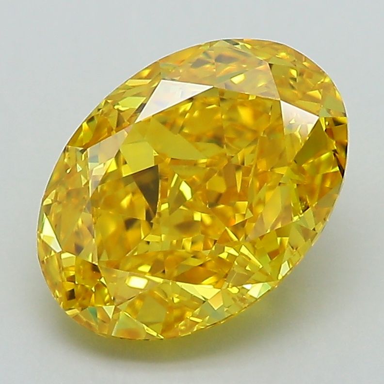 3.04 ct. oval Lab Grown Diamond front image