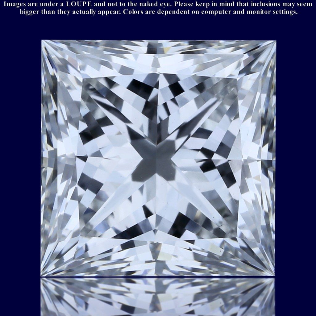 2.59 ct. princess Lab Grown Diamond front image