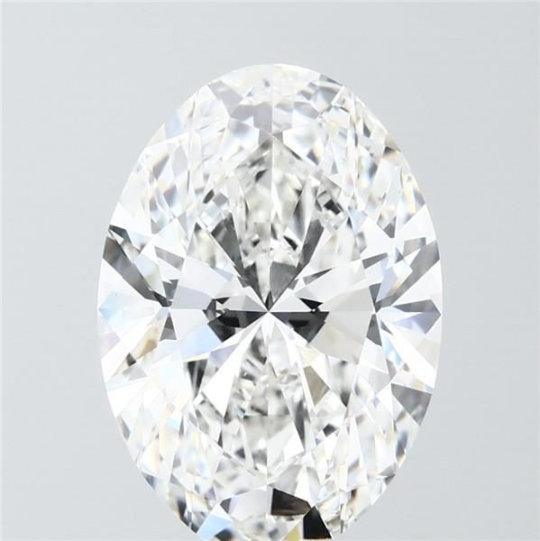 6.05 ct. oval Lab Grown Diamond front image