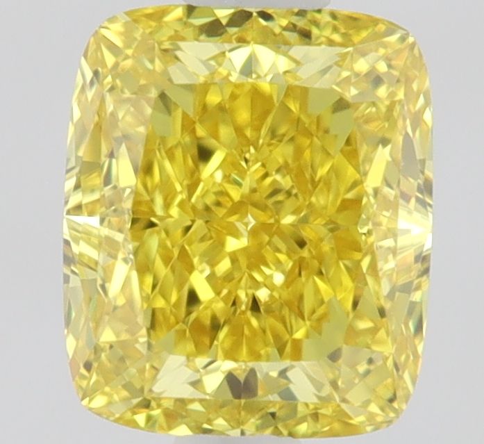 Diament 0.46 ct Fancy Vivid Yellow/VVS1