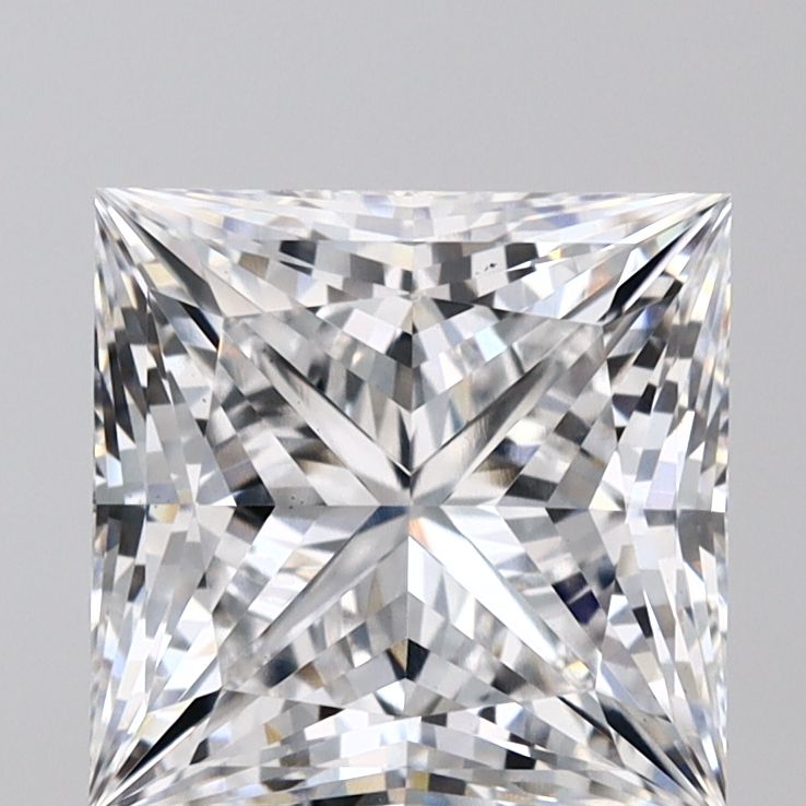 3.78 ct. princess Lab Grown Diamond front image