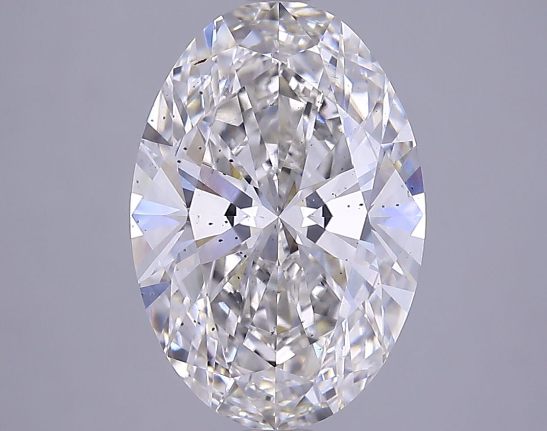 3.74 ct. oval Lab Grown Diamond front image