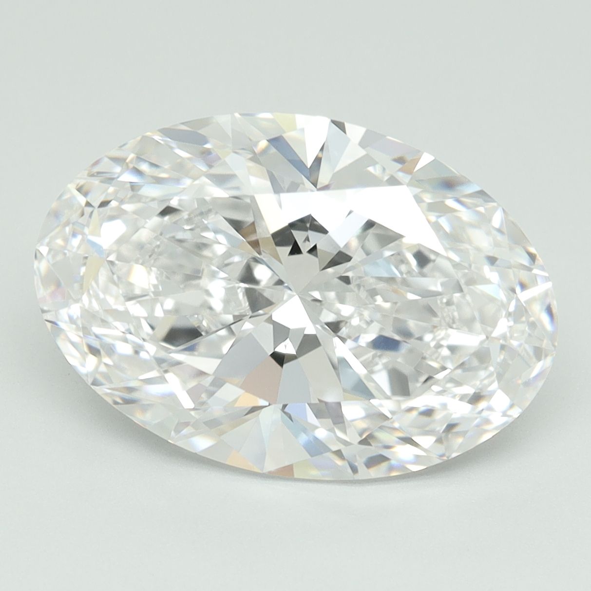 5.54 ct. oval Lab Grown Diamond front image