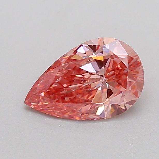 0.71 CT Fancy Vivid Pink PEAR