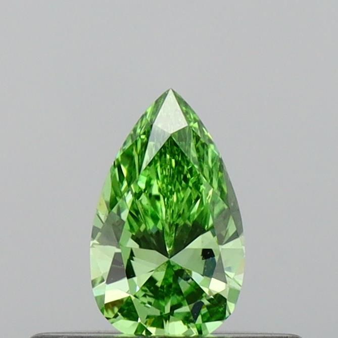 0.22 CT Fancy Vivid Green PEAR
